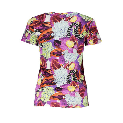 Cavalli Class Purple Cotton Women T-Shirt