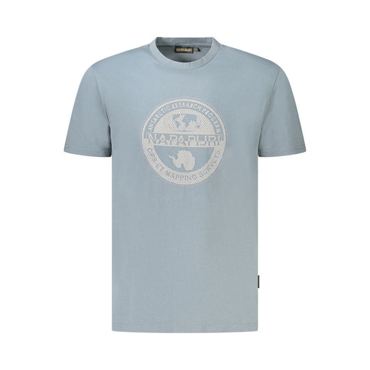 Napapijri Brown Cotton Men T-Shirt NA-35912-S