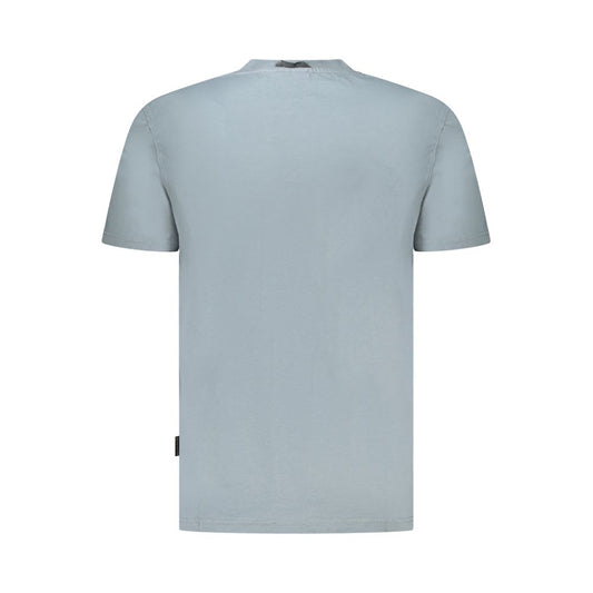 Napapijri Brown Cotton Men T-Shirt NA-35912-S