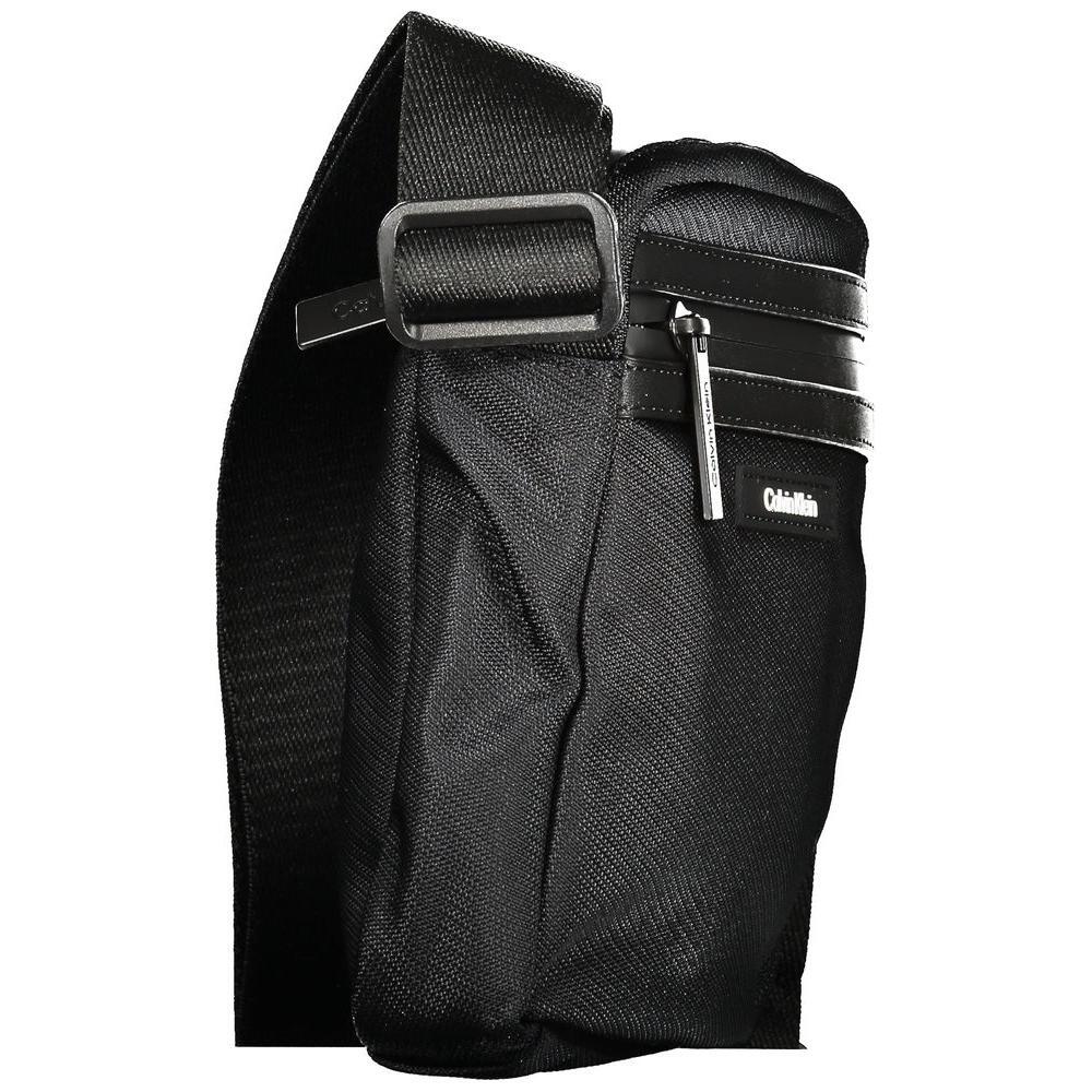 Calvin Klein Black Polyester Men Shoulder Bag CA-36293
