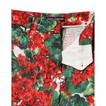 Dolce & Gabbana Multicolor Floral Print Cropped Pants PAN76510-44