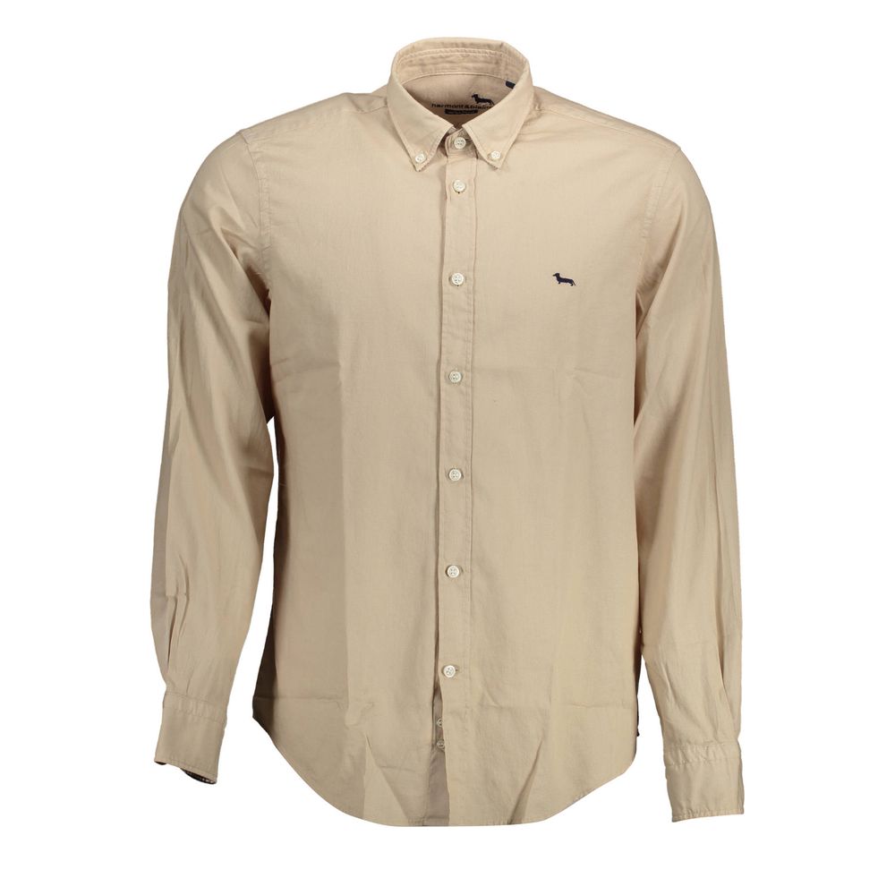Harmont & Blaine Beige Cotton Shirt