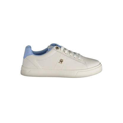 Tommy Hilfiger Light Blue Leather Women Sneaker