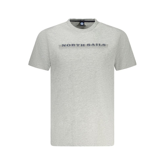North Sails Brown Cotton Men T-Shirt NO-35321-S