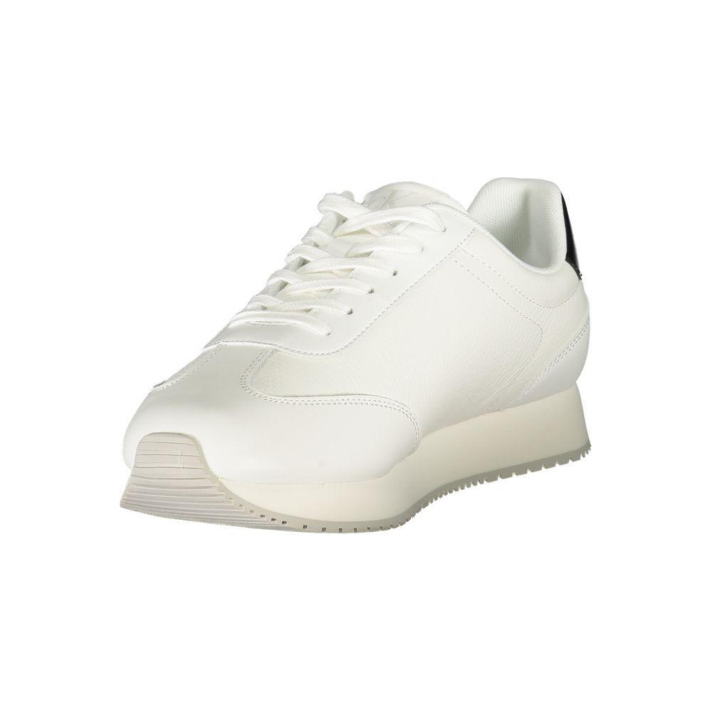 Calvin Klein White Leather Men Sneaker
