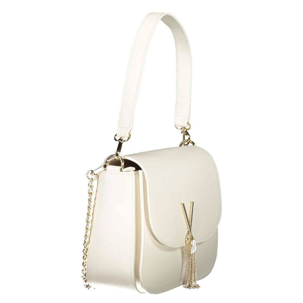 Front view with bag zipped and handles upright.