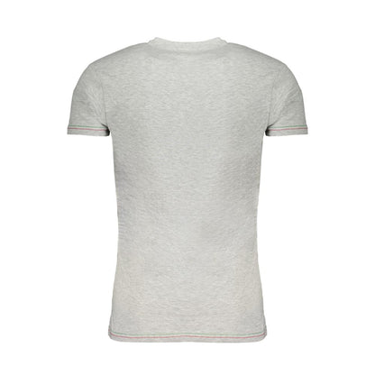 Aeronautica Militare Gray Cotton T-Shirt