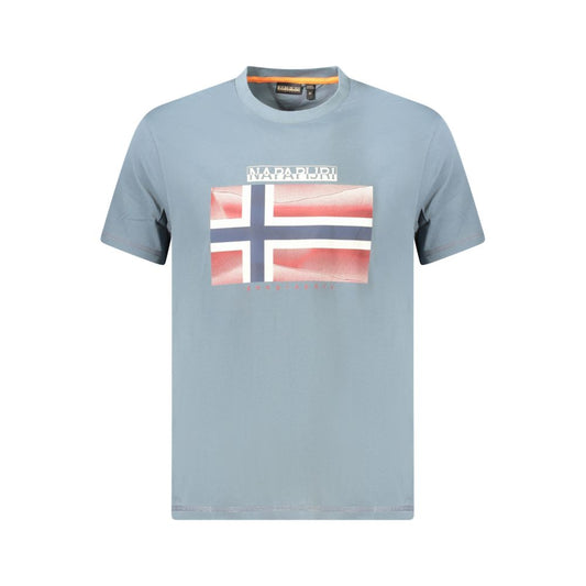 Napapijri Brown Cotton Men T-Shirt NA-35883-S