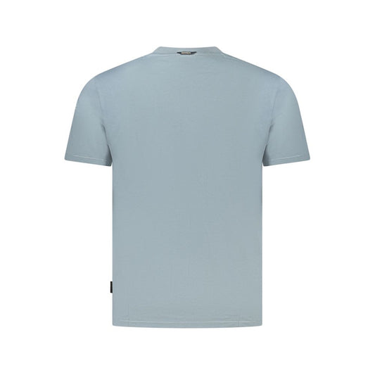 Napapijri Brown Cotton Men T-Shirt NA-35898-S