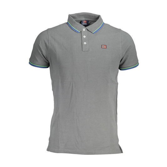 Norway 1963 Brown Cotton Men Polo Shirt NO-36886-M