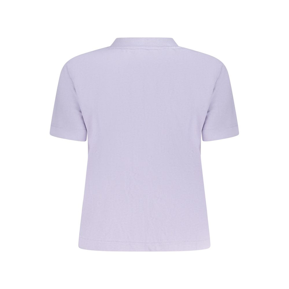 Calvin Klein Purple Cotton Women T-Shirt CA-38300-XS