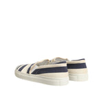 Jucca Blue White Striped Canvas Men Low Top Casual Shoes
