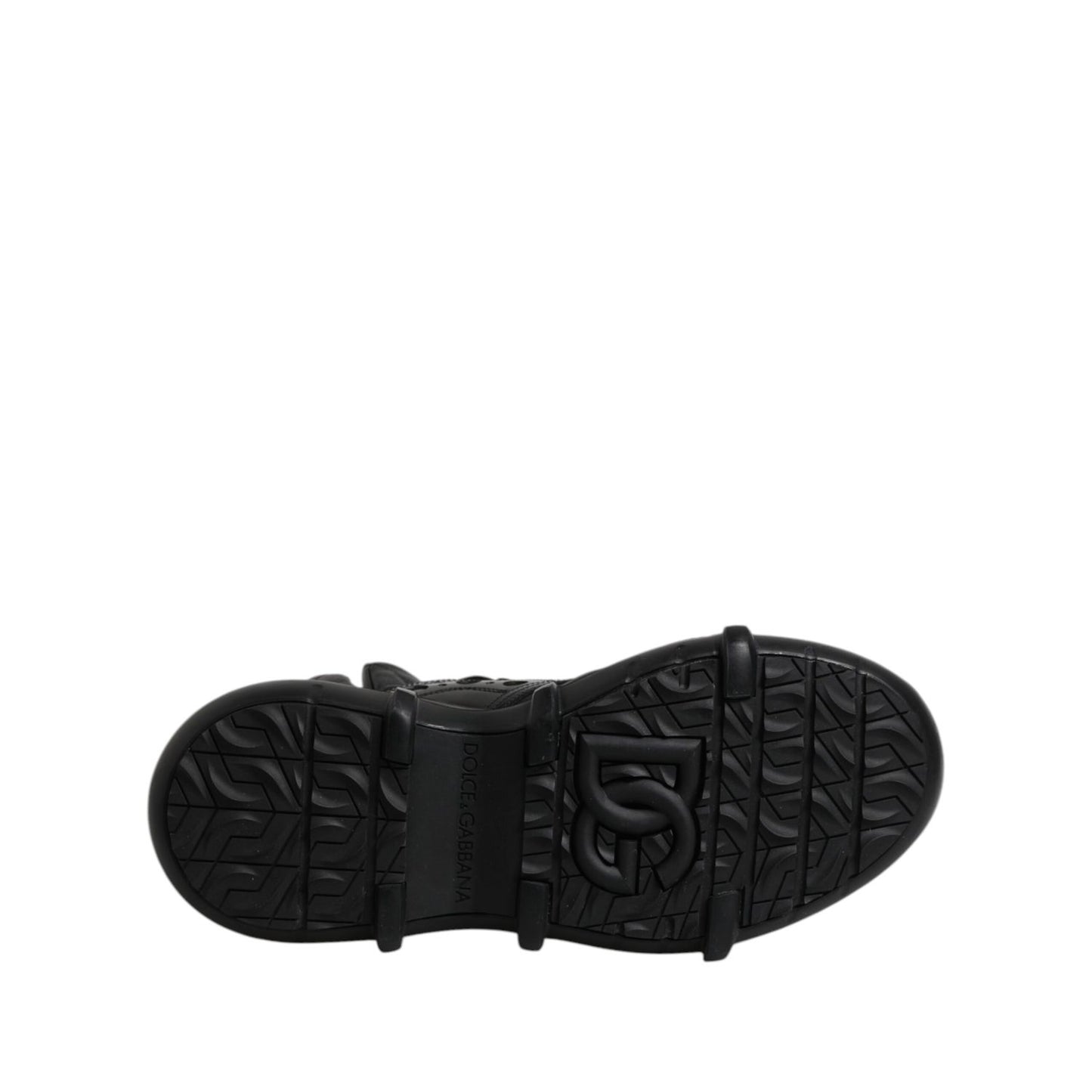 Dolce & Gabbana Black Leather Casual Mens Ankle Boots Shoes