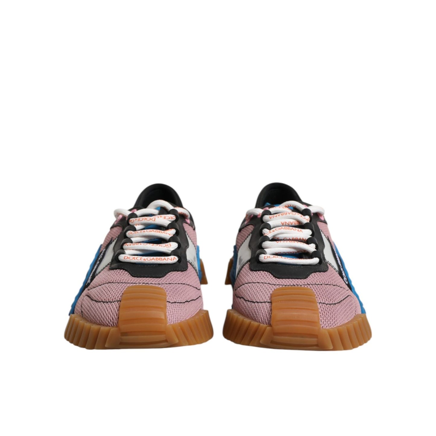 Dolce & Gabbana Multicolor Lace Up Low Top NS1 Sneakers Shoes