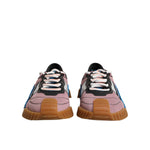 Dolce & Gabbana Multicolor Lace Up Low Top NS1 Sneakers Shoes