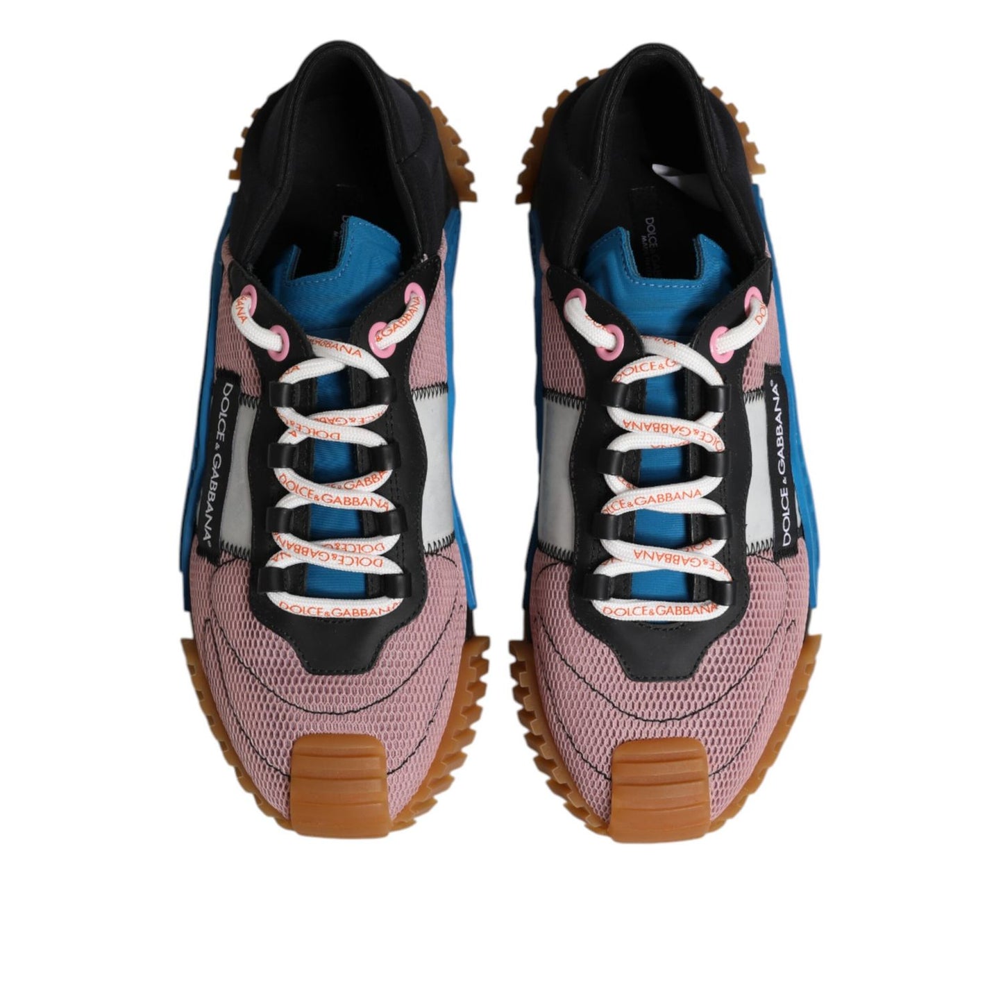 Dolce & Gabbana Multicolor Lace Up Low Top NS1 Sneakers Shoes