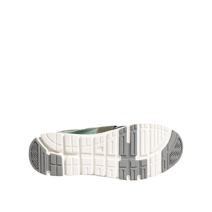 Dolce & Gabbana Multicolor Lace Up Low Top Sneakers Shoes