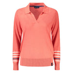 North Sails Pink Cotton Women Sweater NO-35955-XS