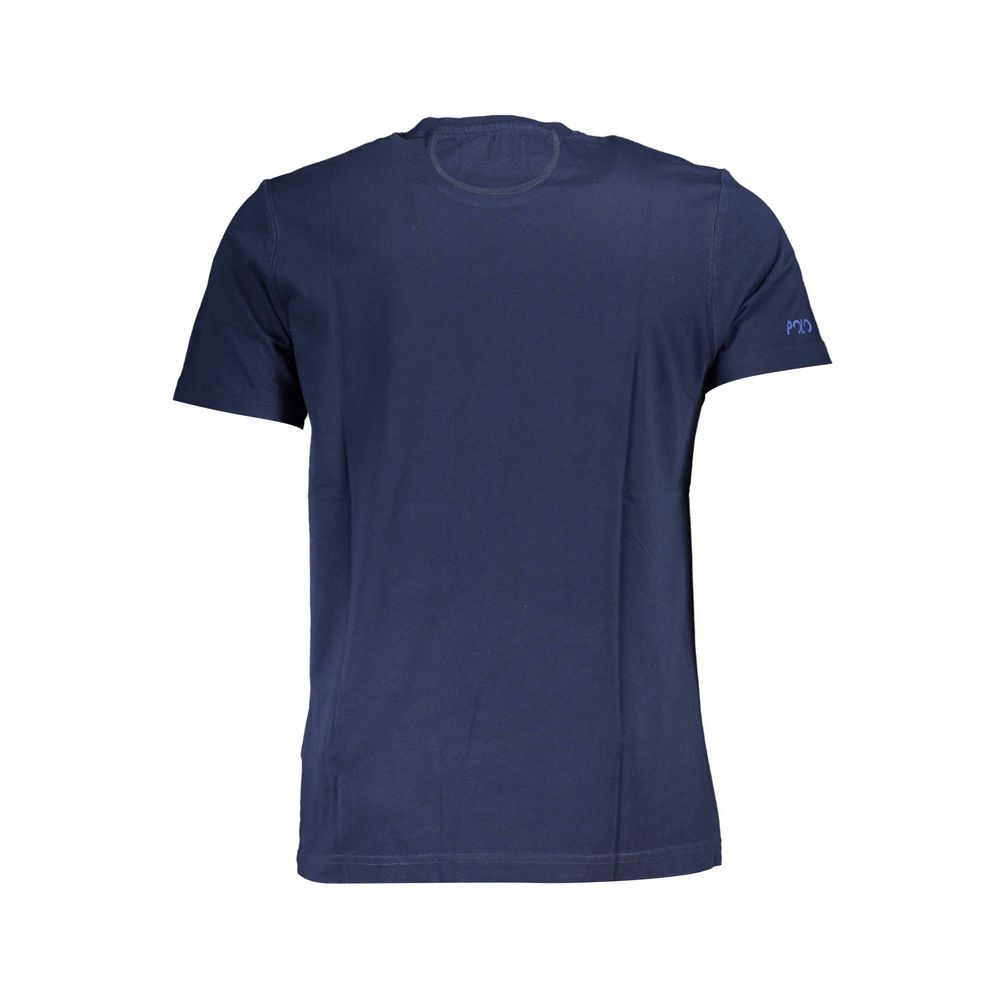 La Martina Blue Cotton T-Shirt