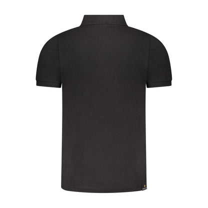 Accademia Militare Black Cotton Polo Shirt