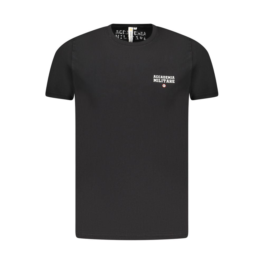 Accademia Militare Black Cotton T-Shirt