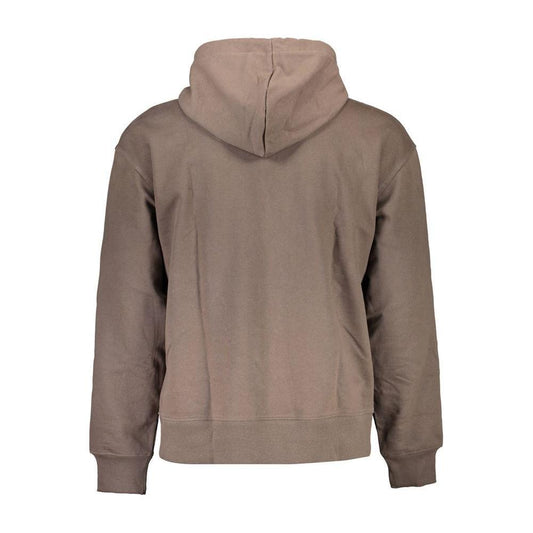Calvin Klein Brown Cotton Men Sweater