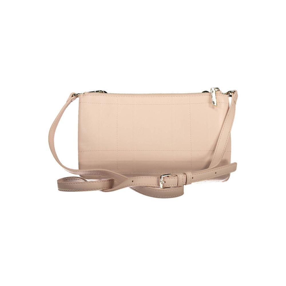 Front view with bag zipped and handles upright.