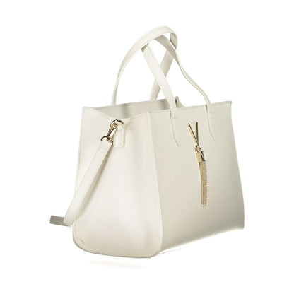 Mario Valentino White Polyethylene Handbag