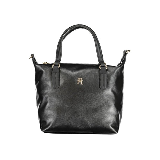 Tommy Hilfiger Black Polyester Handbag TO-27531