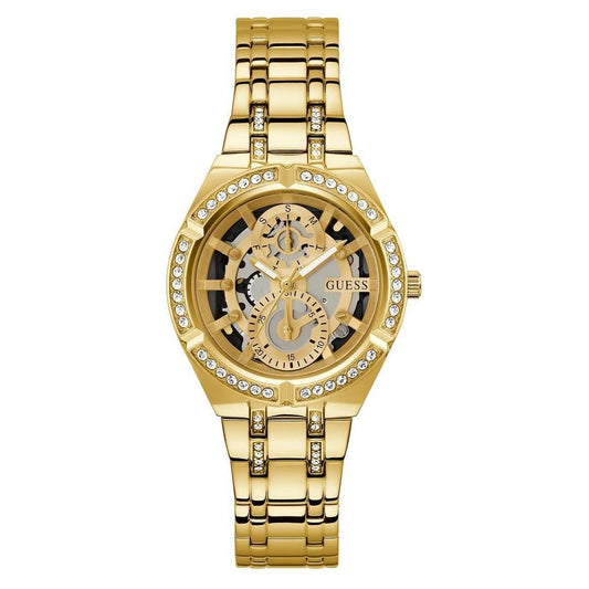 Guess Gold Stainless Steel Watch
