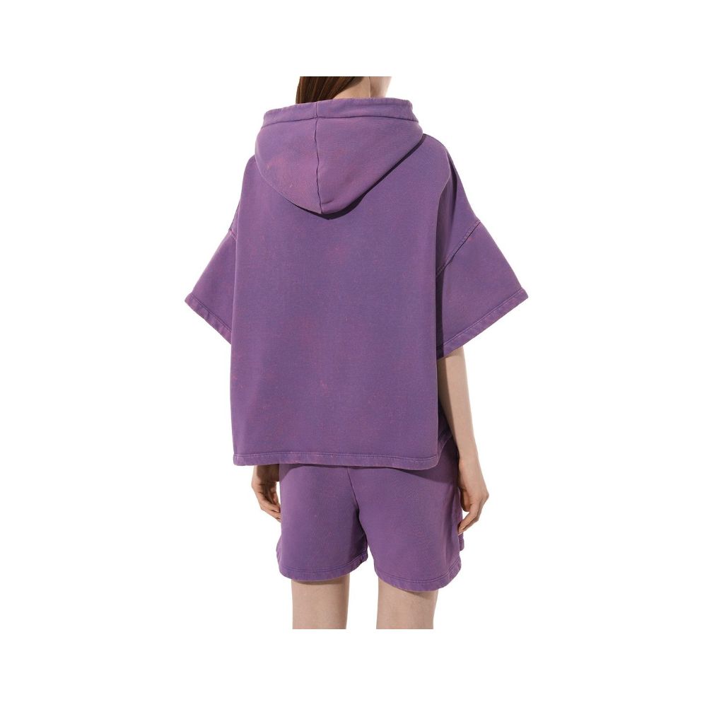 Hinnominate Purple Cotton Women Hoodie