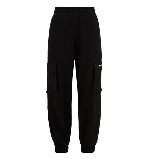 Hinnominate Black Polyester Jeans & Pant HI-15583-XS
