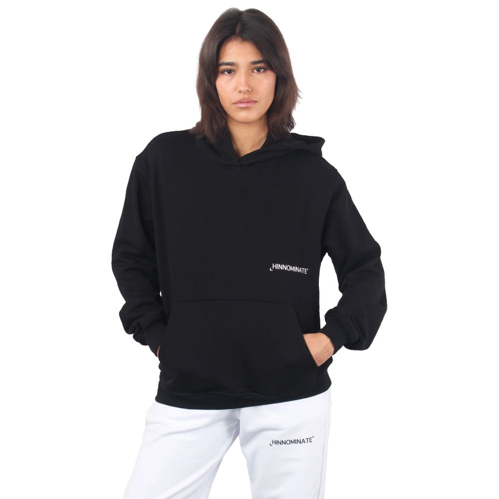 Hinnominate Black Cotton Hoody