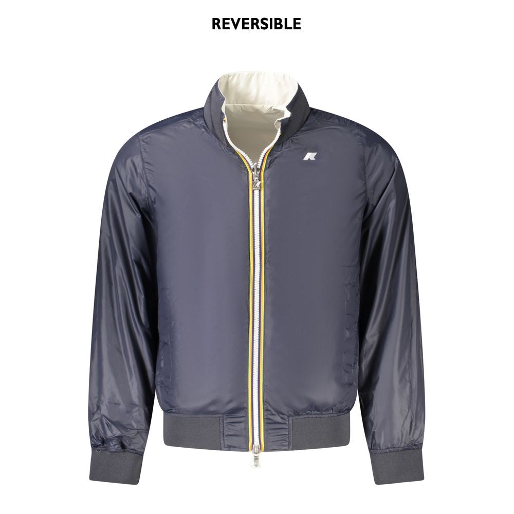 K-WAY Beige Nylon Men Jacket KW-38791-S