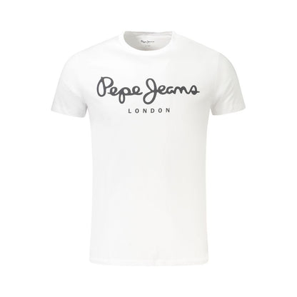 Pepe Jeans White Cotton T-Shirt