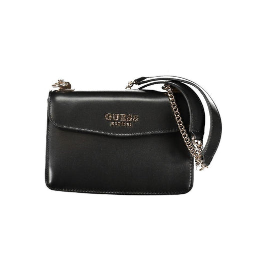 Guess Jeans Black Polyethylene Handbag GU-32202