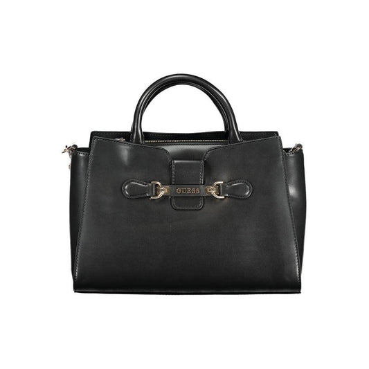 Guess Jeans Black Polyethylene Handbag GU-32221