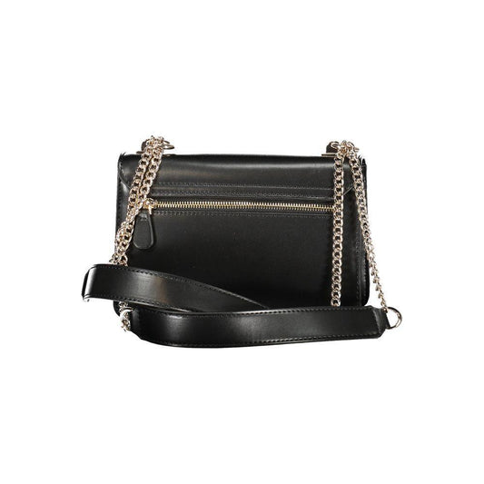 Guess Jeans Black Polyethylene Handbag GU-32202