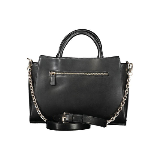 Guess Jeans Black Polyethylene Handbag GU-32221