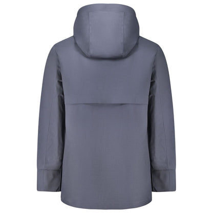 K-WAY Blue Wool Jackets & Coat