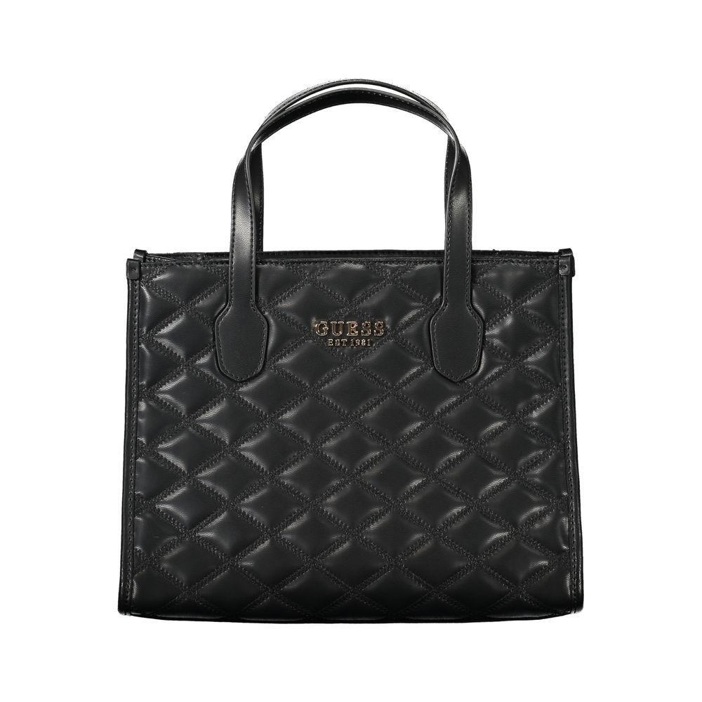 Front view with bag zipped and handles upright.
