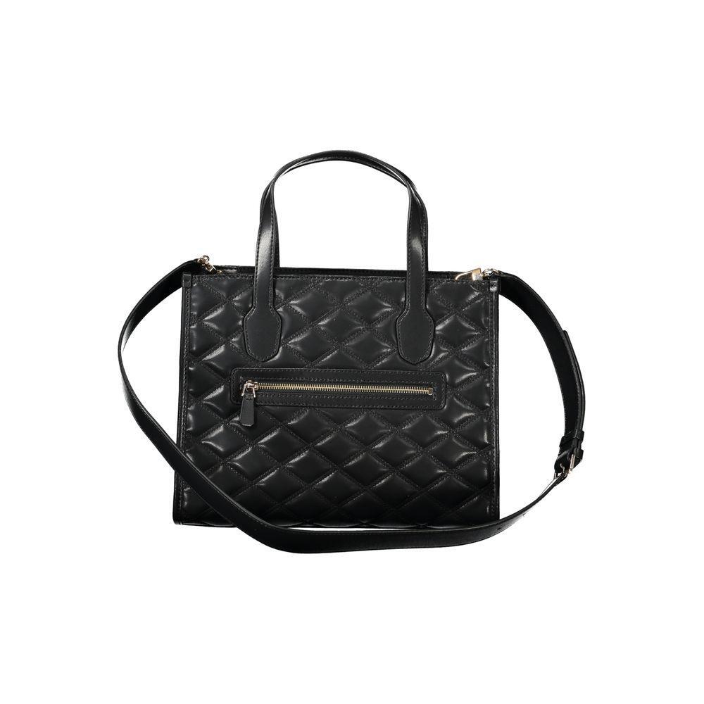 Front view with bag zipped and handles upright.