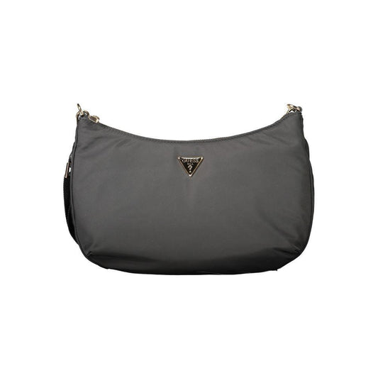 Guess Jeans Black Polyester Handbag GU-34071