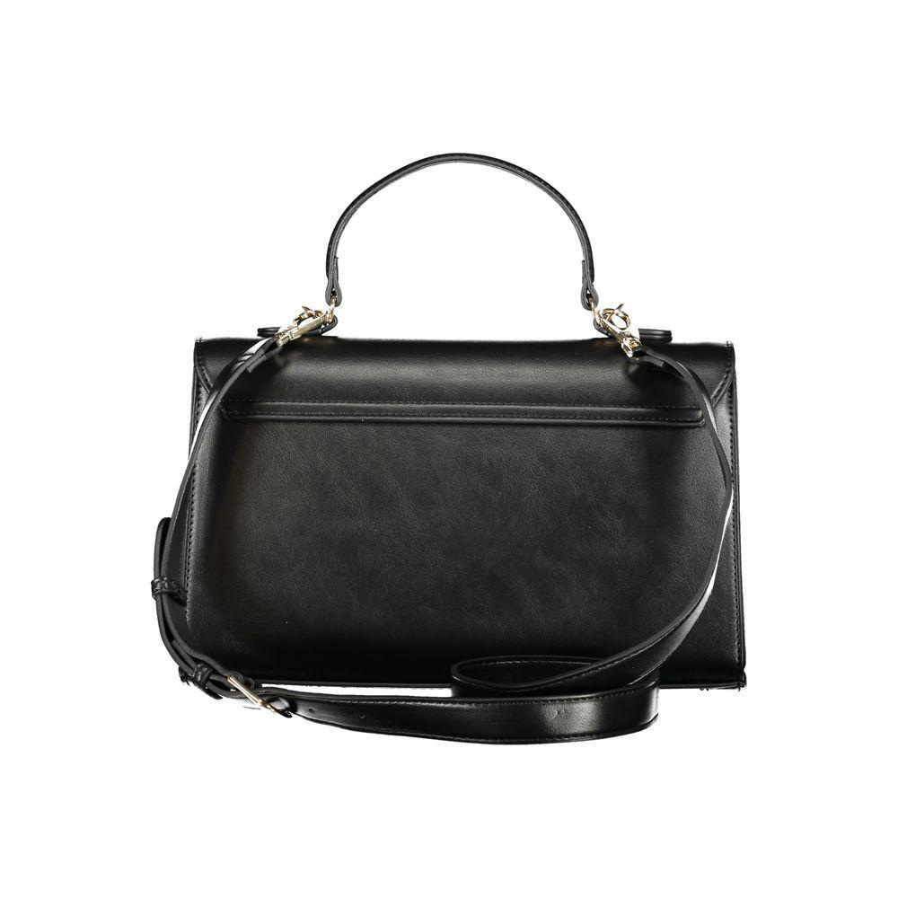 Front view with bag zipped and handles upright.