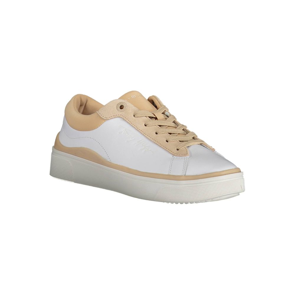 Tommy Hilfiger White Polyester Sneaker
