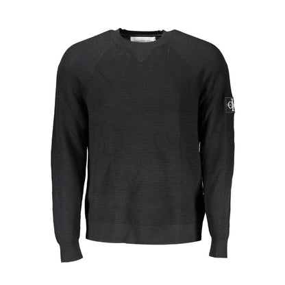 Calvin Klein Black Wool Mens Sweater