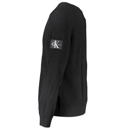 Calvin Klein Black Wool Mens Sweater