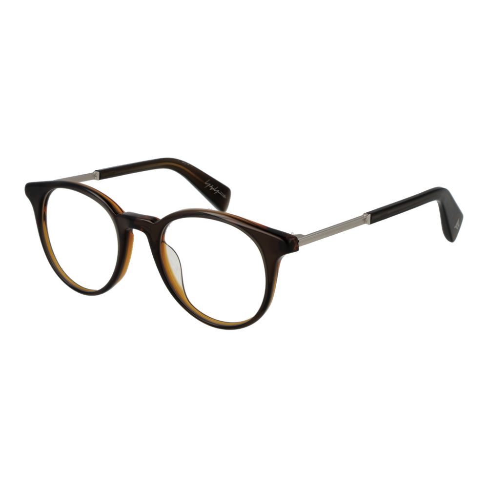 Yohji Yamamoto Brown Men Glasses Frame