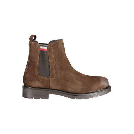 Tommy Hilfiger Brown Polyester Ankle