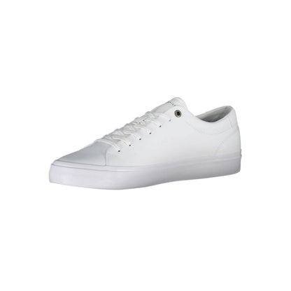 Tommy Hilfiger White Polyester Sneaker